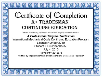 Certificate of Completion sm - UNF Continuing Education